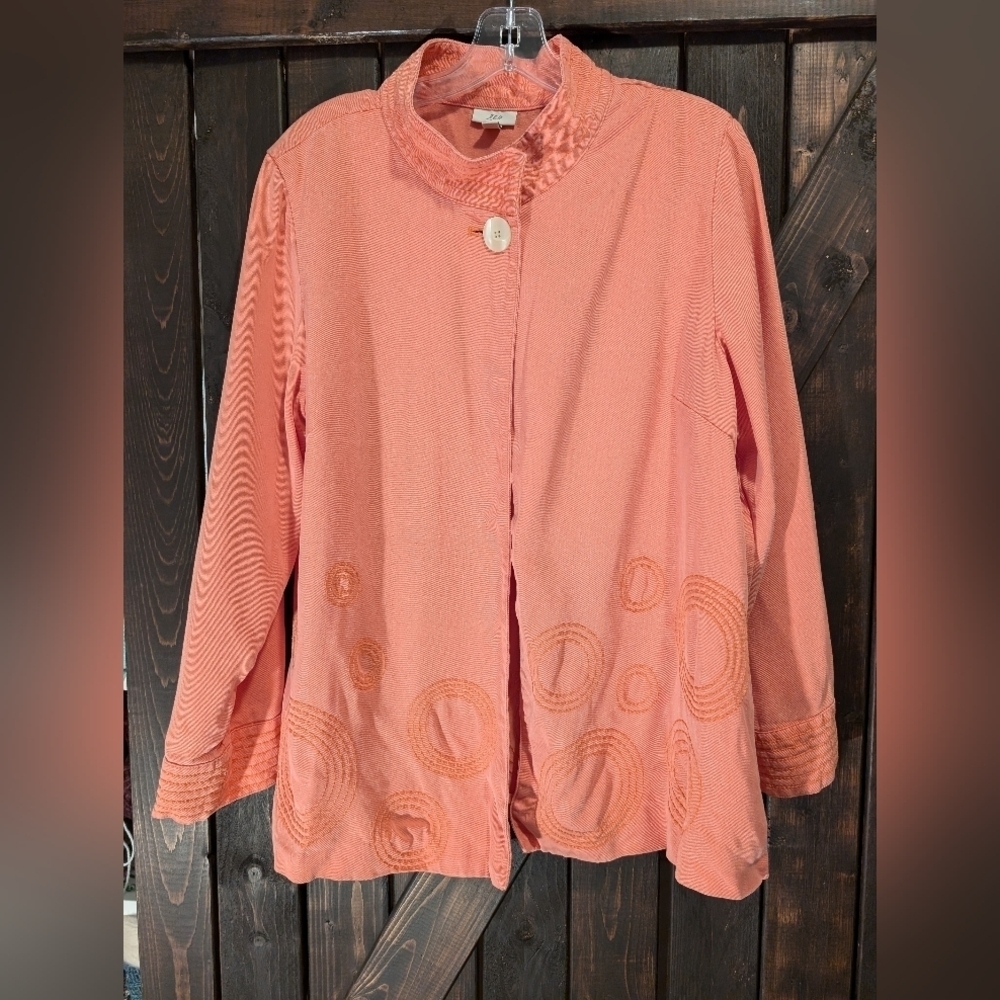 J Jill top button jacket, size Lp